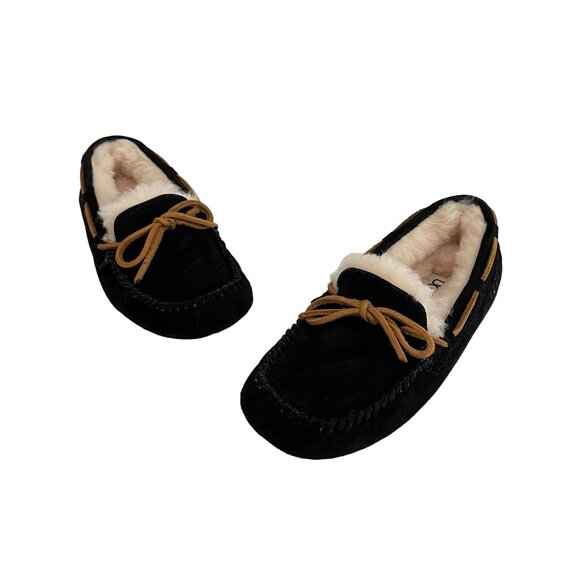 UGG Shoes - Ugg Women's Dakota Wool-Lined Suede Slipper Black, 5612, Size 5 NWOB